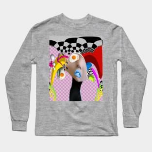 Synthwave egghead Long Sleeve T-Shirt